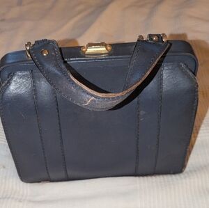 Vintage 1960s Blue Handbag